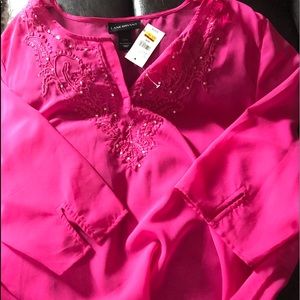 Lane Bryant sheer shirt